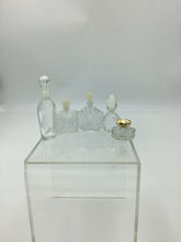 Load image into Gallery viewer, Set/5 Mini Perfume Glass Bottles