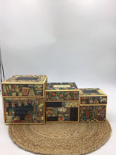 Load image into Gallery viewer, Set/3 Teacher Apples Stacking Boxes Bob's
