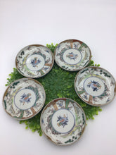Load image into Gallery viewer, Set of 5 Antique Japanese Imari Porcelain Appetizer Plates

