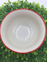 Load image into Gallery viewer, 6" Red Polk a Dot Bowl
