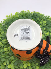 Load image into Gallery viewer, Orange &amp; Black Polka Dot Mug Burton &amp; Burton
