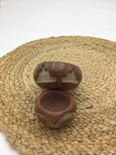 Load image into Gallery viewer, Vintage Native American Pueblo Indian Carved Redware Clay Pots
