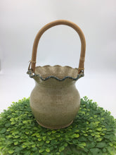 Load image into Gallery viewer, Three Rivers Ruffled Vase w/Pumpkin
