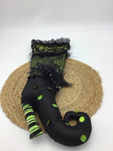 Load image into Gallery viewer, CRACKER BARREL GREEN WITCH BOOT STOCKING
