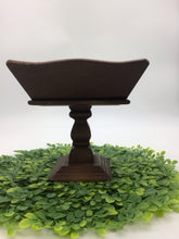 Load image into Gallery viewer, Wooden Pedestal Fruit &amp; Nut Serving Dish
