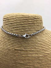 Load image into Gallery viewer, Fire Opal Ruby Red Stones Set Sterling Silver Stainless Steel Chain
