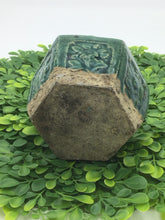 Load image into Gallery viewer, Hexagonal Green Glaze Chinese Shiwan Pottery Ginger Jar
