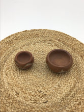 Load image into Gallery viewer, Vintage Native American Pueblo Indian Carved Redware Clay Pots
