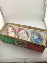 Load image into Gallery viewer, Set 3 Glass Christmas Orn West Germany in BOX
