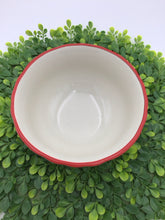 Load image into Gallery viewer, 6" Red Polk a Dot Bowl
