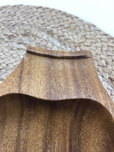 Load image into Gallery viewer, 28" Marmiltone Monkey Pod Wood Lotus Flower Lazy Susan Serving Set
