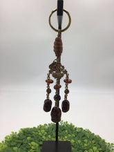 Load image into Gallery viewer, Steven Dweck Bronze Tiger Eye Charm Key Chain
