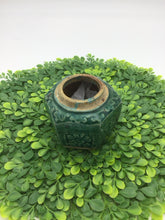 Load image into Gallery viewer, Hexagonal Green Glaze Chinese Shiwan Pottery Ginger Jar
