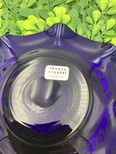 Load image into Gallery viewer, Egermann - Bohemian cobalt blue ruffled dish
