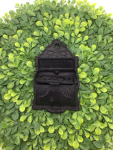 Load image into Gallery viewer, Black Cast Iron Wall Mount Match Holder
