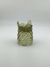 Load image into Gallery viewer, Olive Green Hobnail Toothpick Holder 3"
