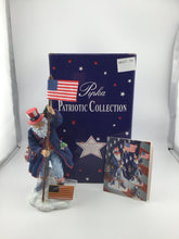 Load image into Gallery viewer, Pipka Patriotic Santa Holding Flag Figurine (BOX) NEW

