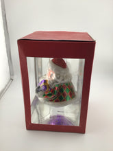 Load image into Gallery viewer, Santa Sparkle Bright Glass Ornament in Box

