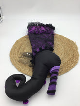 Load image into Gallery viewer, CRACKER BARREL PURPLE WITCH BOOT STOCKING
