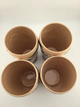 Load image into Gallery viewer, Set/4 California Ceramics Orchard Ware Pottery Orange Blossom Tumbler

