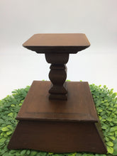 Load image into Gallery viewer, Wooden Pedestal Fruit &amp; Nut Serving Dish
