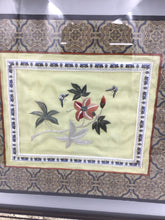 Load image into Gallery viewer, Chinese Silk Flowers  Embroidered Panel
