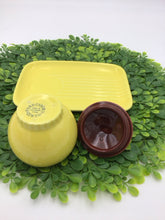 Load image into Gallery viewer, Yellow, Franciscanware Pottery Tray and Condiment Server
