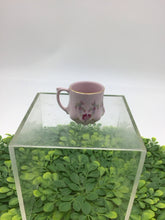 Load image into Gallery viewer, Mini H&amp;C Czech Rosa Porzellan Pink Porcelain Cup/Saucer Set
