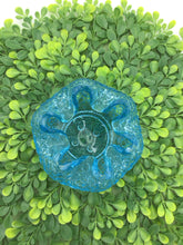 Load image into Gallery viewer, Blue Rose Bowl Aqua Crimped L. G.
