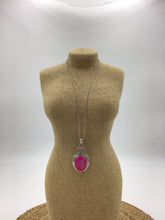 Load image into Gallery viewer, Pink Agate Druzy Sterling Silver Mount
