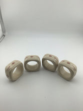 Load image into Gallery viewer, WT Red Set/4 Napkin Rings
