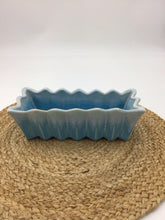 Load image into Gallery viewer, Blue and White Drip Glaze Rectangular Ceramic Planter
