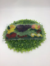 Load image into Gallery viewer, rectangular fused glass fruit plate
