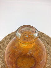 Load image into Gallery viewer, Glass Footed Urn Vase Swirling Amber.Orange and Yellow
