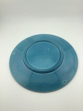 Load image into Gallery viewer, Vintage Baden G.S. Zell Art Nouveau Majolica Lotus Water Lilies Plate 7.75"
