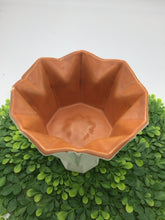 Load image into Gallery viewer, Footed Vase 787 Belle Kogan Mid Century Orange As IS
