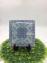 Load image into Gallery viewer, Set/2 Temaptions Old World Blue Glass Trivets New in Pkg
