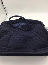 Load image into Gallery viewer, Vera Bradley Navy blue quilted grand traveler bag
