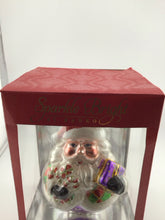 Load image into Gallery viewer, Santa Sparkle Bright Glass Ornament in Box
