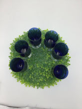 Load image into Gallery viewer, Vingate Sasaki Coronation Cobalt Blue Tea Water Goblets
