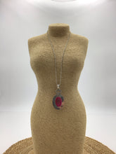 Load image into Gallery viewer, Pink Agate Druzy Sterling Silver Mount
