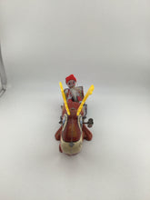 Load image into Gallery viewer, Vintage tin wind up toy santa with reindeer
