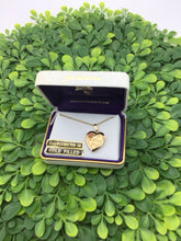 Load image into Gallery viewer, Black Hills Gold Filled 10k 12k Gold Accents Flower Heart Shaped Locket
