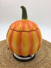 Load image into Gallery viewer, Carnival Cottage Pumpkin Canister by Johanna Parker
