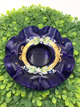 Load image into Gallery viewer, Egermann - Bohemian cobalt blue ruffled dish
