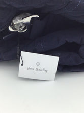 Load image into Gallery viewer, Vera Bradley Navy blue quilted grand traveler bag
