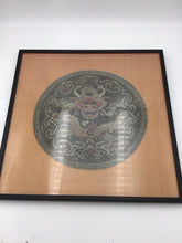 Load image into Gallery viewer, Antique Chinese Peach/Gray Dragon
