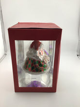 Load image into Gallery viewer, Santa Sparkle Bright Glass Ornament in Box
