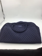 Load image into Gallery viewer, Vera Bradley Navy blue quilted grand traveler bag
