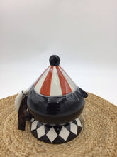 Load image into Gallery viewer, Carnival Cottage Halloween Dog Lidded Mug by Johanna Parker
